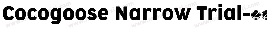 Cocogoose Narrow Trial字体转换